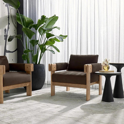 Chizu Nesting End Tables Marble Bronze Base Set - LOOMLAN - SUNPAN - Side Tables