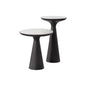 Chizu Nesting End Tables Marble Bronze Base Set - LOOMLAN - SUNPAN - Side Tables