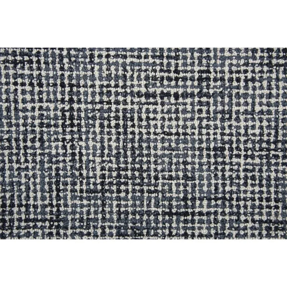 Chlo Wool Black Hallway Kitchen Runner Rug - LOOMLAN - LOOMLAN - Area Rugs