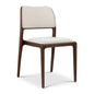 Chloe Fabric Wooden Armless Side Chair - LOOMLAN - Urbia - Dining Chairs