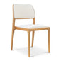 Chloe Fabric Wooden Armless Side Chair - LOOMLAN - Urbia - Dining Chairs