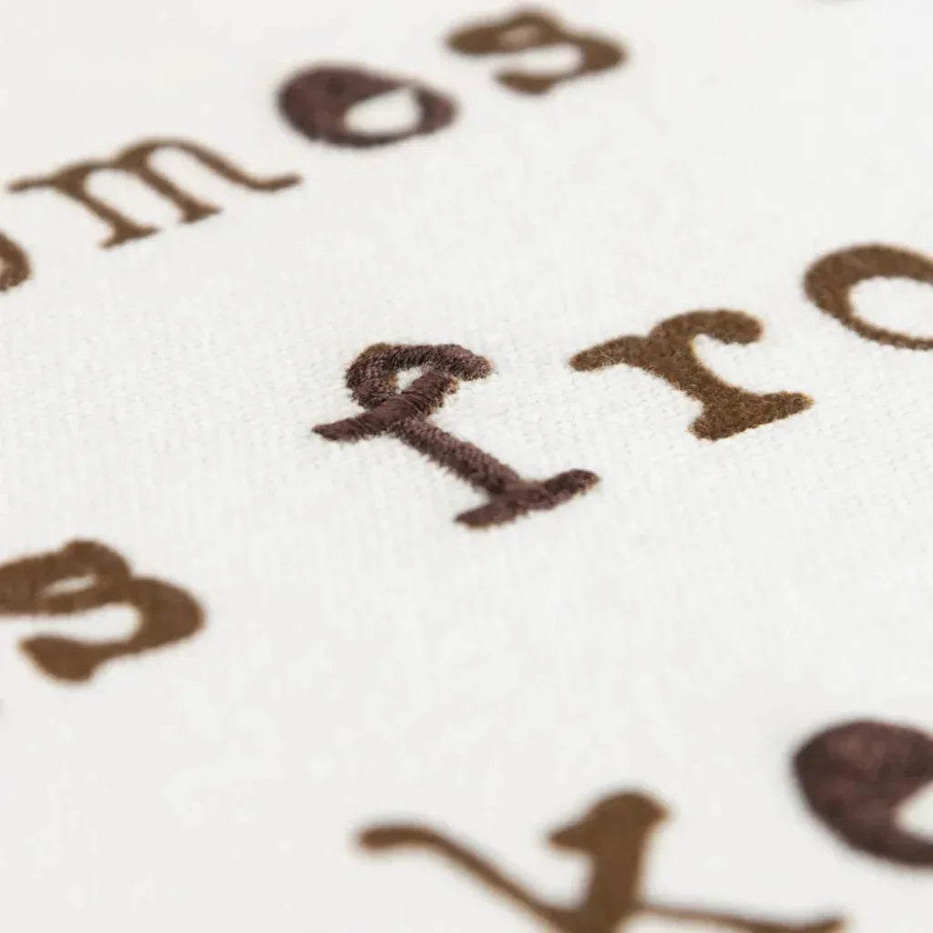 Chocolate Words Decorative Couch Pillows Down Insert - LOOMLAN - LOOMLAN - Throw Pillows