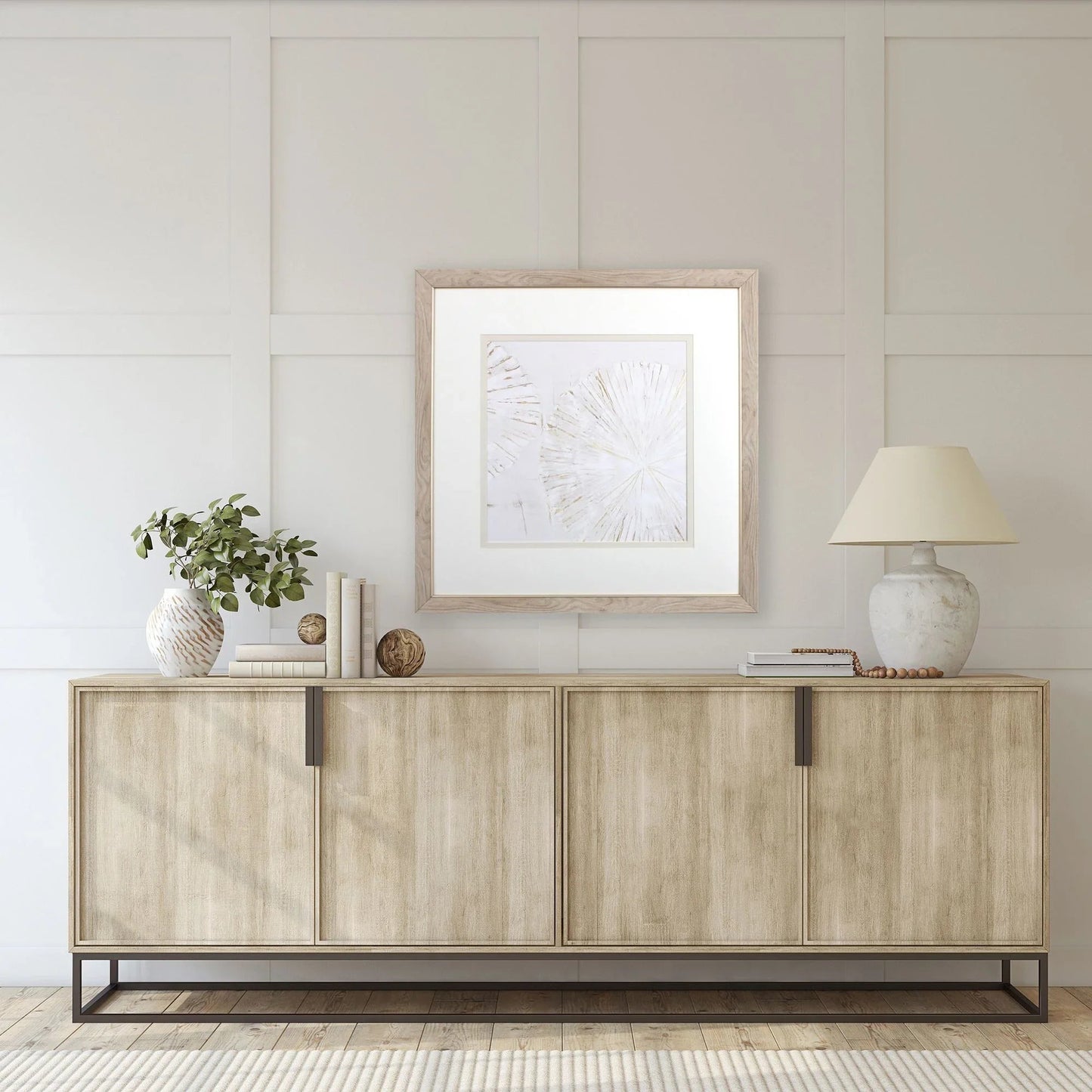 Choir Neutral Square Framed Wall Art