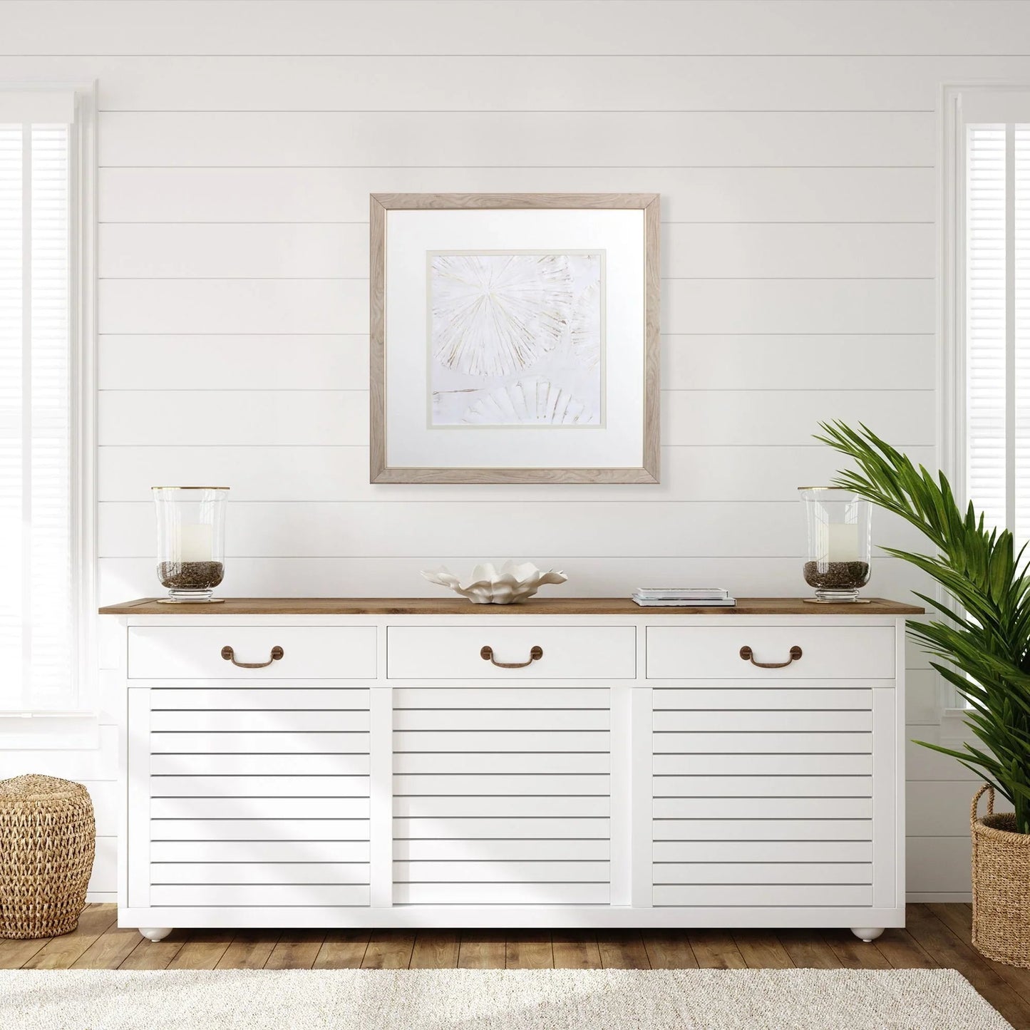 Choir Neutral Square Framed Wall Art