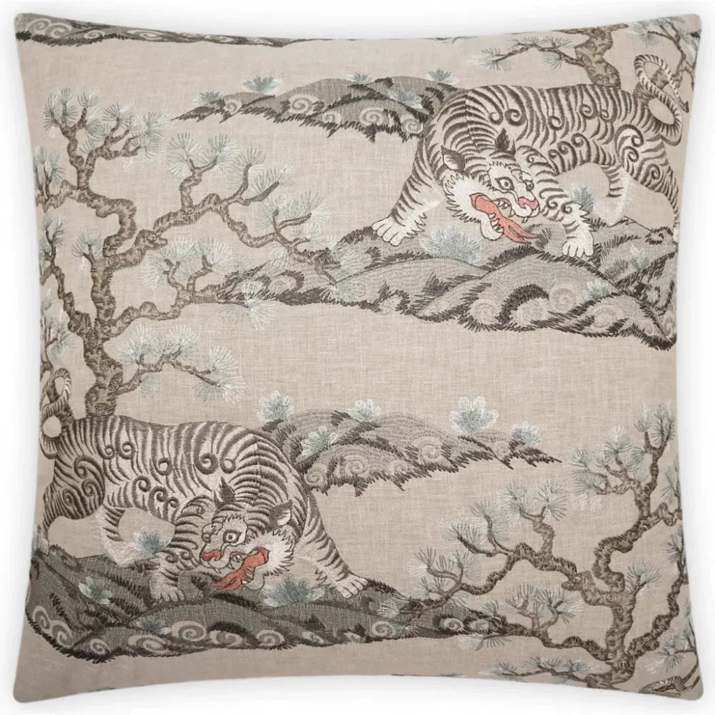 Chonburi Zen Brown Throw Pillow With Insert - LOOMLAN - D.V. Kap - Throw Pillows