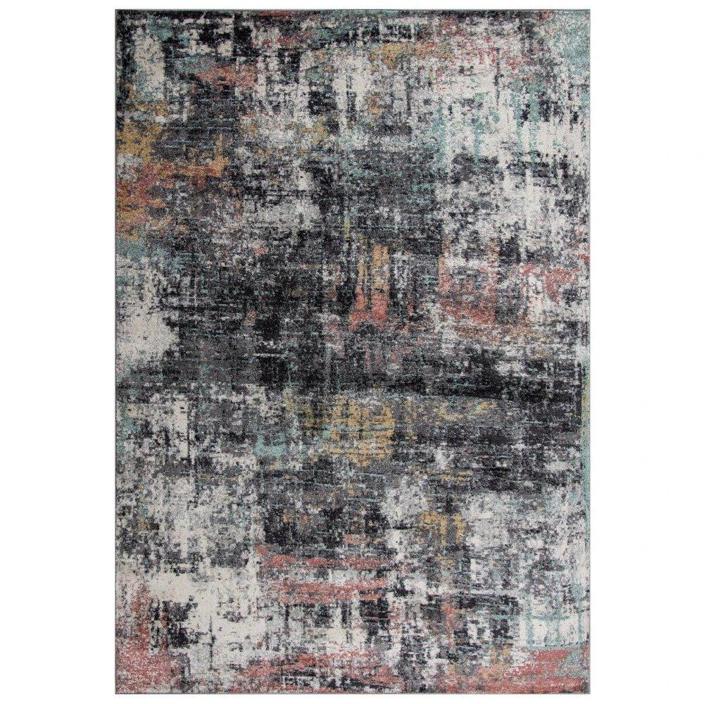 Choz Abstract Pink Kitchen Hallway Runner Rug - LOOMLAN - LOOMLAN - Area Rugs