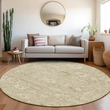 Chroma Brown Washable Indoor-Outdoor Rug-Outdoor Rugs-LOOMLAN Rugs-LOOMLAN