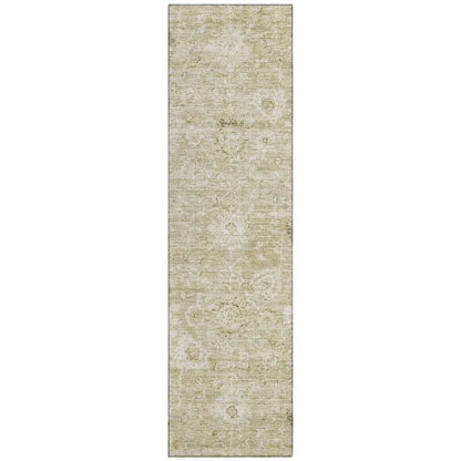 Chroma Brown Washable Indoor-Outdoor Rug-Outdoor Rugs-LOOMLAN Rugs-2'3" x 7'6"-LOOMLAN