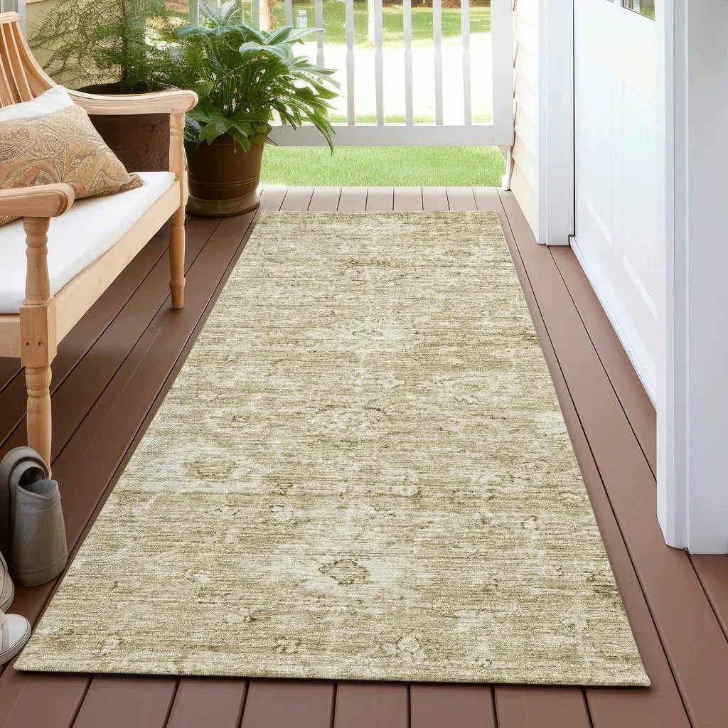 Chroma Brown Washable Indoor-Outdoor Rug-Outdoor Rugs-LOOMLAN Rugs-LOOMLAN