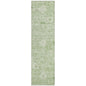 Chroma Green Washable Indoor-Outdoor Rug-Outdoor Rugs-LOOMLAN Rugs-2'3" x 7'6"-LOOMLAN