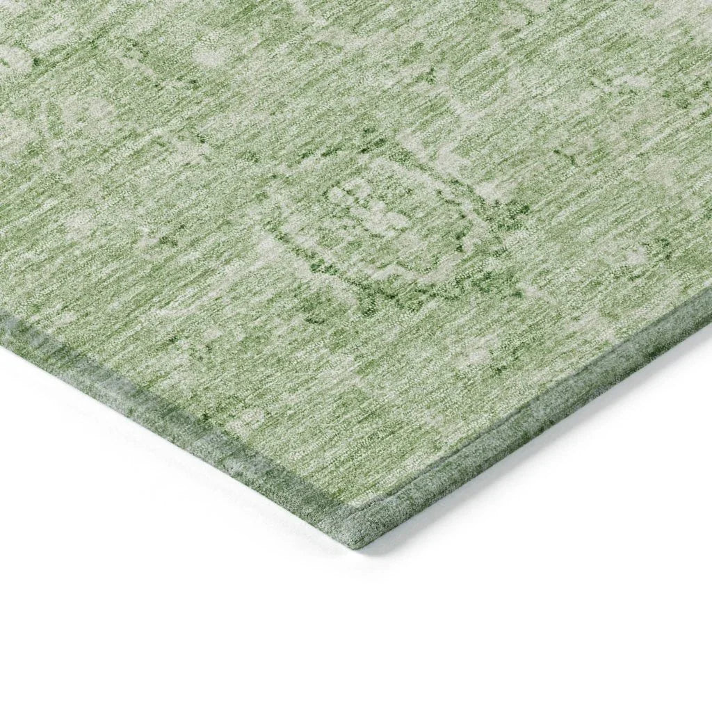 Chroma Green Washable Indoor-Outdoor Rug-Outdoor Rugs-LOOMLAN Rugs-LOOMLAN