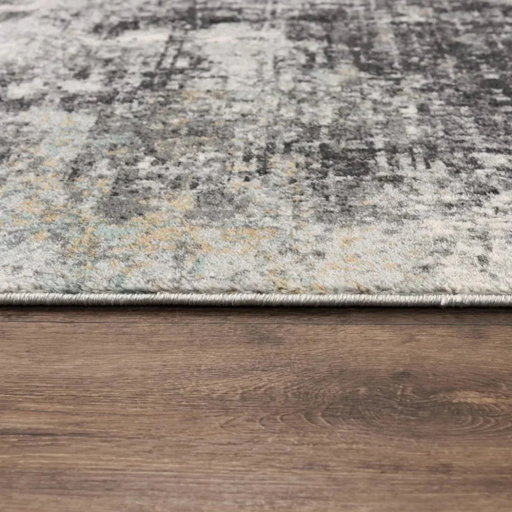 Chub Abstract Blue Kitchen Hallway Runner Rug - LOOMLAN - LOOMLAN - Area Rugs