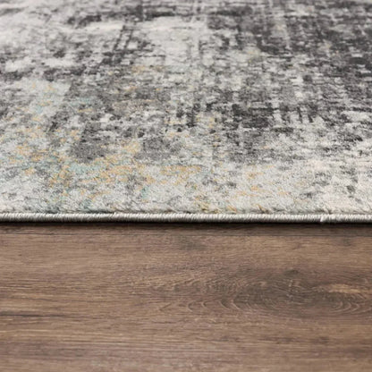 Chub Abstract Blue Kitchen Hallway Runner Rug - LOOMLAN - LOOMLAN - Area Rugs