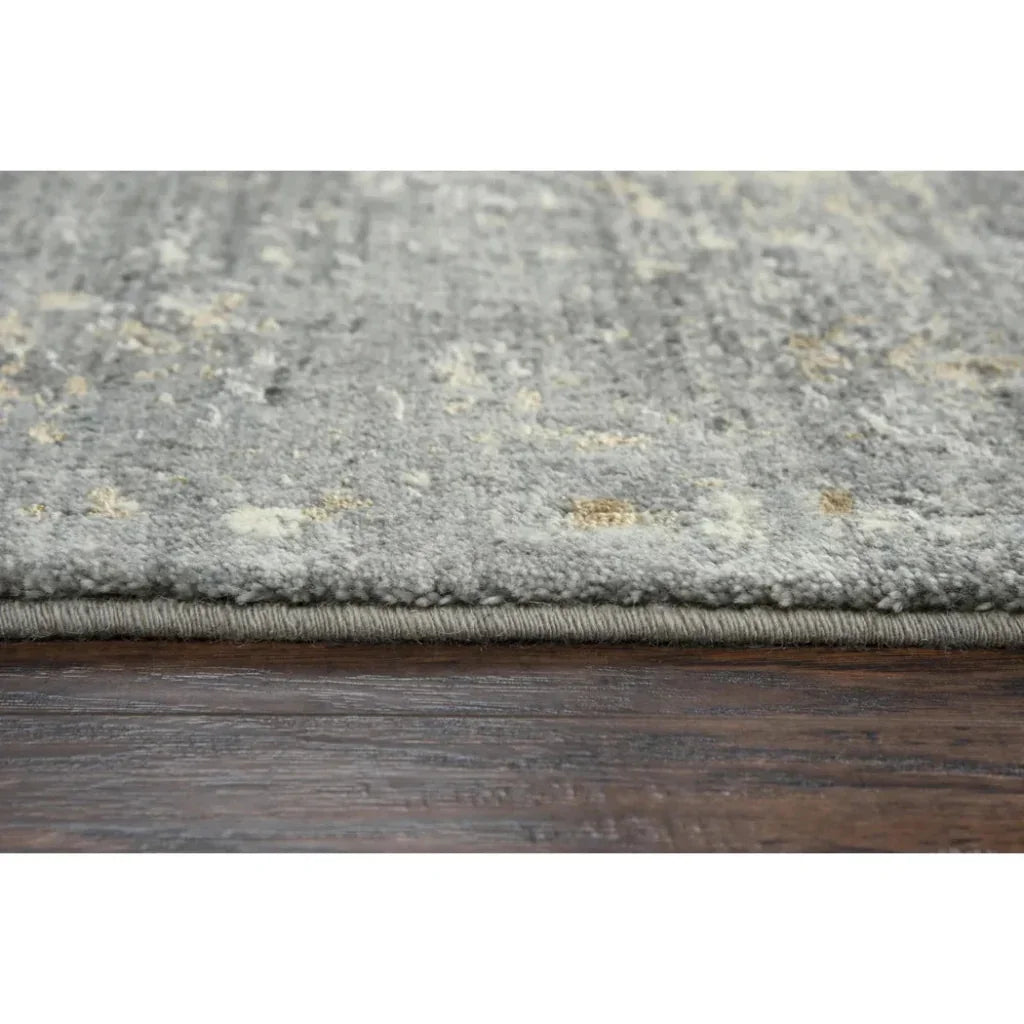 Chuc Border Gray Large Area Rugs For Living Room - LOOMLAN - LOOMLAN - Area Rugs