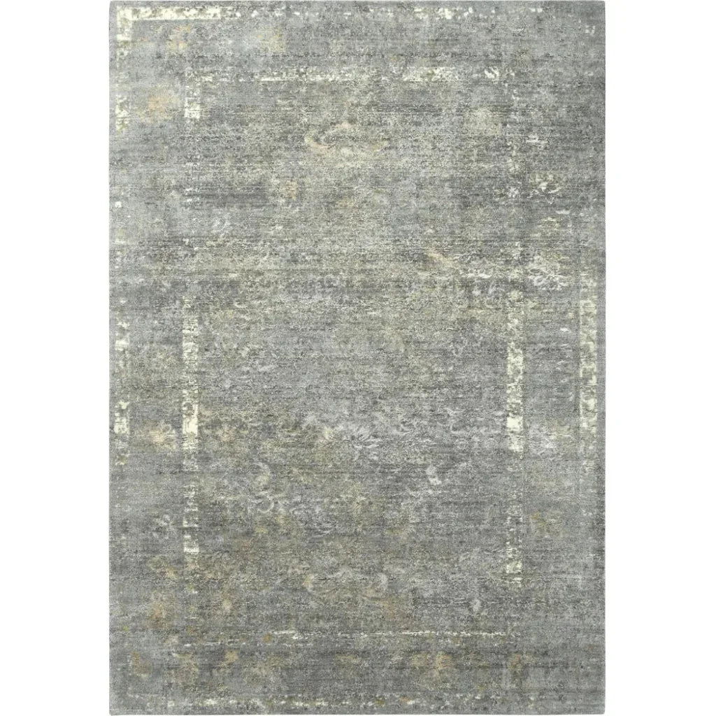Chuc Border Gray Large Area Rugs For Living Room - LOOMLAN - LOOMLAN - Area Rugs