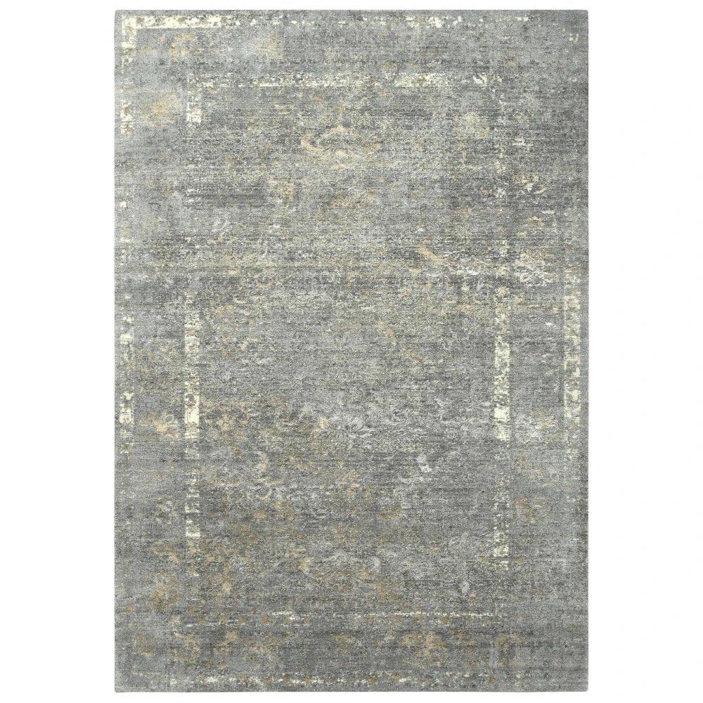 Chuc Border Gray Large Area Rugs For Living Room - LOOMLAN - LOOMLAN - Area Rugs