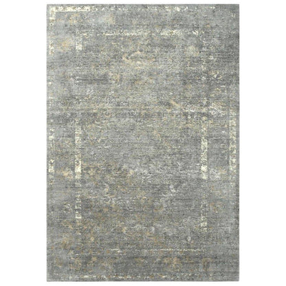 Chuc Border Gray Large Area Rugs For Living Room - LOOMLAN - LOOMLAN - Area Rugs