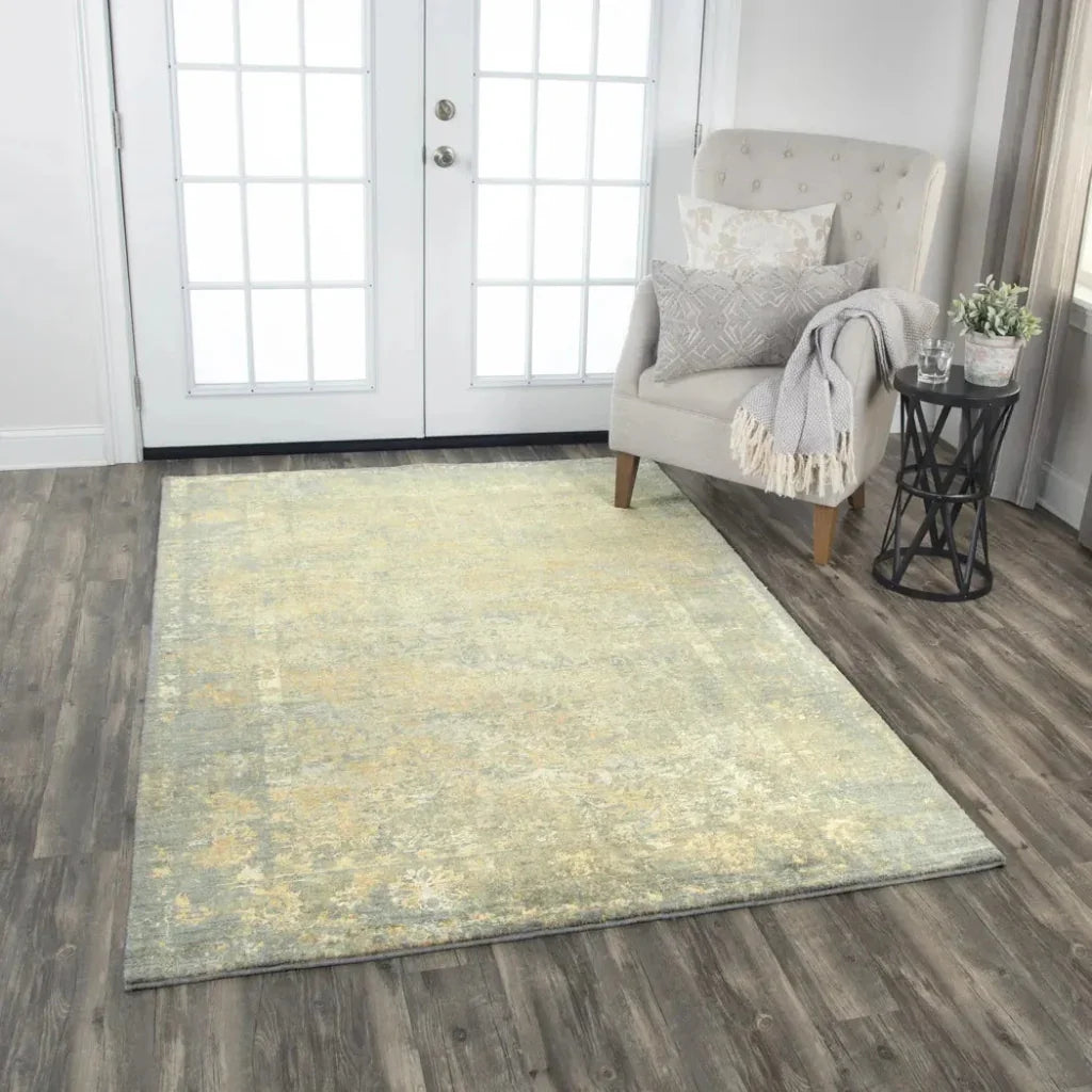 Chuo Border Beige Large Area Rugs For Living Room - LOOMLAN - LOOMLAN - Area Rugs