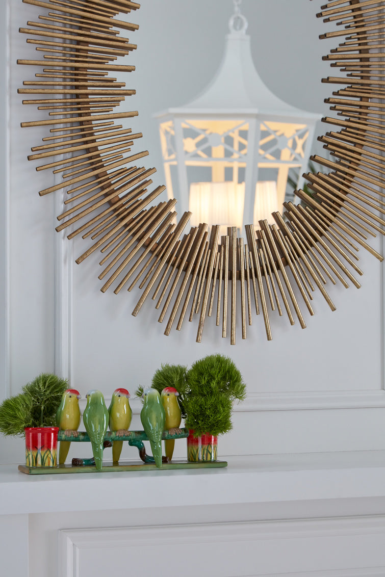 Church Court Steel White Lantern-Lanterns-Wildwood-LOOMLAN