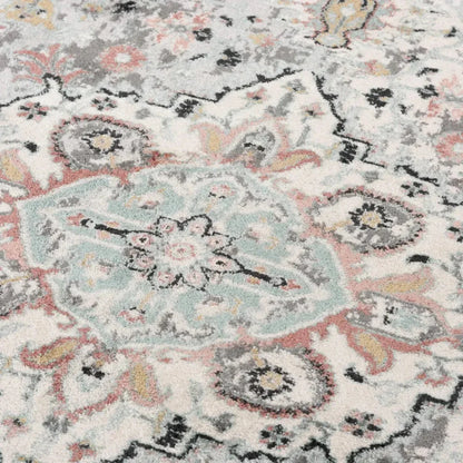 Chuu Medallion Black Kitchen Hallway Runner Rug - LOOMLAN - LOOMLAN - Area Rugs