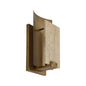 Ciana Sconce Brass Wall Light Travertine - LOOMLAN - SUNPAN - Wall Sconces
