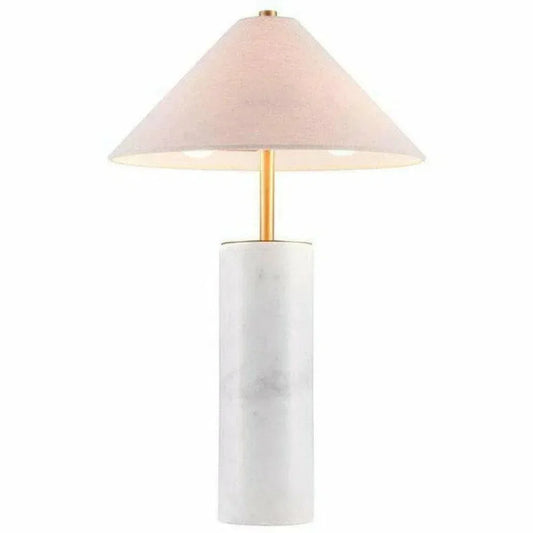 Ciara Table Lamp Beige & White - LOOMLAN - Zuo Modern - Table Lamps