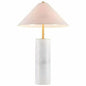 Ciara Table Lamp Beige & White - LOOMLAN - Zuo Modern - Table Lamps