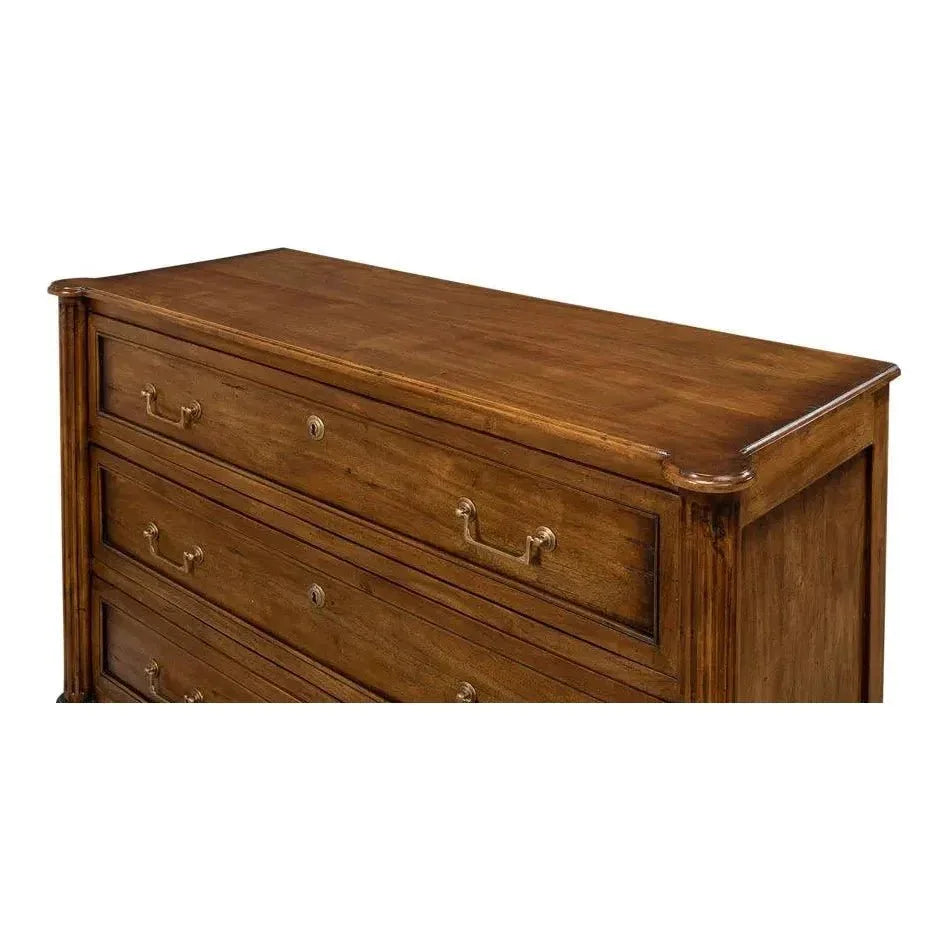 Ciborium Chest Of 3 Drawers Fruitwood - LOOMLAN - Sarreid - Chests