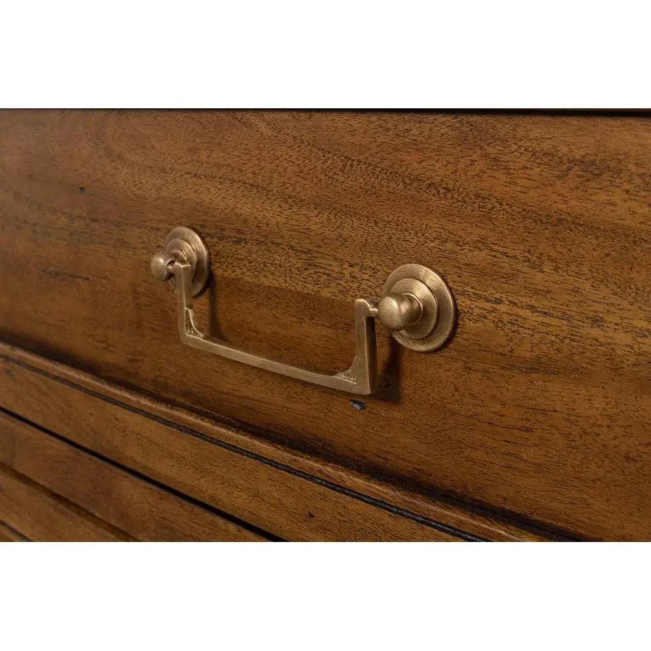 Ciborium Chest Of 3 Drawers Fruitwood - LOOMLAN - Sarreid - Chests