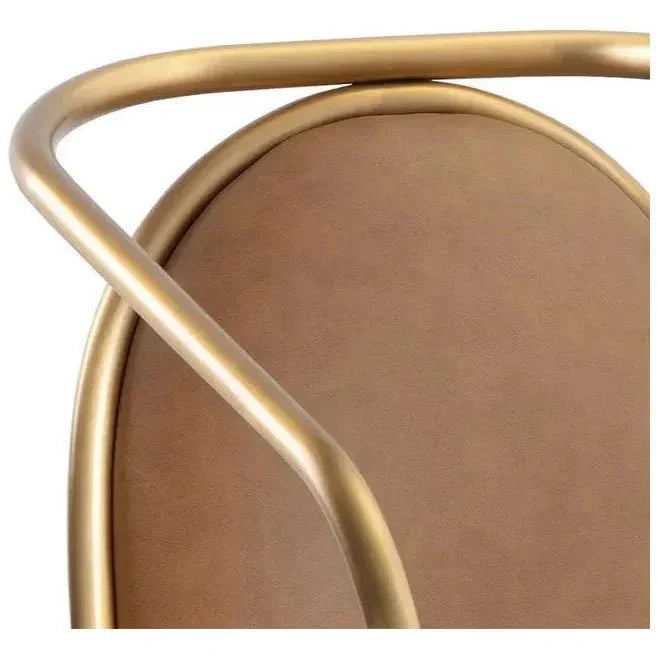 Cicero Dining Armchair Faux Leather With - LOOMLAN - SUNPAN - Dining Chairs