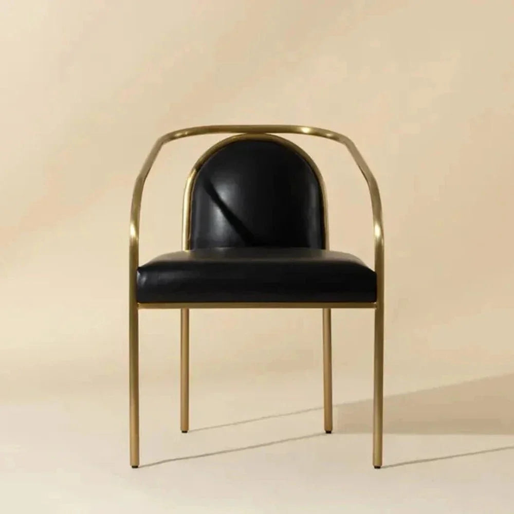 Cicero Leather Outdoor Dining Armchair - LOOMLAN - SUNPAN - Outdoor Dining Chairs