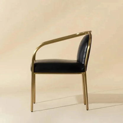 Cicero Leather Outdoor Dining Armchair - LOOMLAN - SUNPAN - Outdoor Dining Chairs