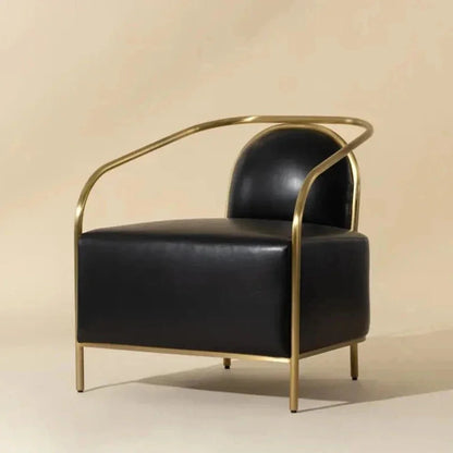 Cicero Leather Lounge Chair-Lounge Chairs-SUNPAN-LOOMLAN