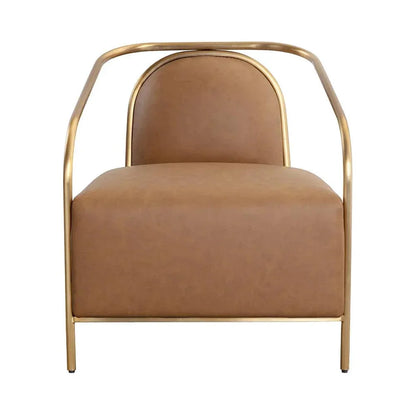 Cicero Lounge Chair Faux Leather Modern - LOOMLAN - SUNPAN - Accent Chairs