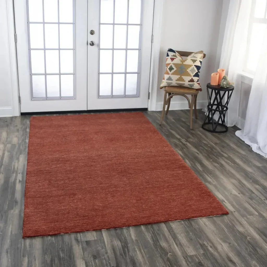 Cier 5x7 Indoor Outdoor Red Patio Rug-Outdoor Rugs-LOOMLAN-LOOMLAN