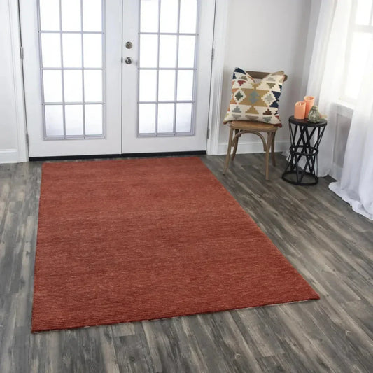 Cier 5x7 Indoor Outdoor Red Patio Rug-Outdoor Rugs-LOOMLAN-LOOMLAN