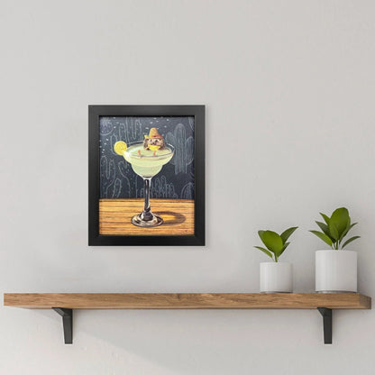 Cinco De Mayo Blue Framed Wall Art