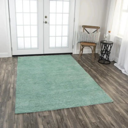 Cini 5x7 Indoor Outdoor Blue Patio Rug-Outdoor Rugs-LOOMLAN-LOOMLAN