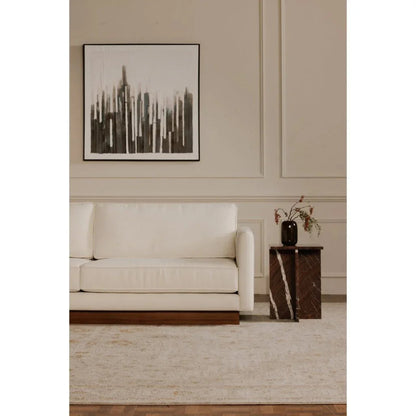 Circe Curved Cylindrical Glass Vase - LOOMLAN - Moe's Home - Vases & Jars