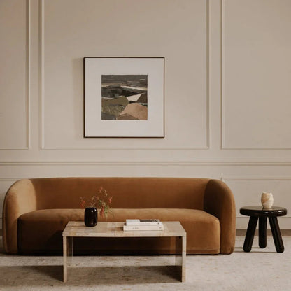 Circe Curved Cylindrical Glass Vase - LOOMLAN - Moe's Home - Vases & Jars