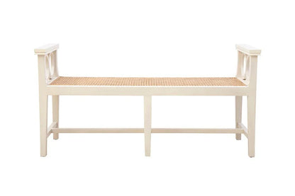 Circles Cream Bedroom Bench - LOOMLAN - Furniture Classics - Bedroom Benches