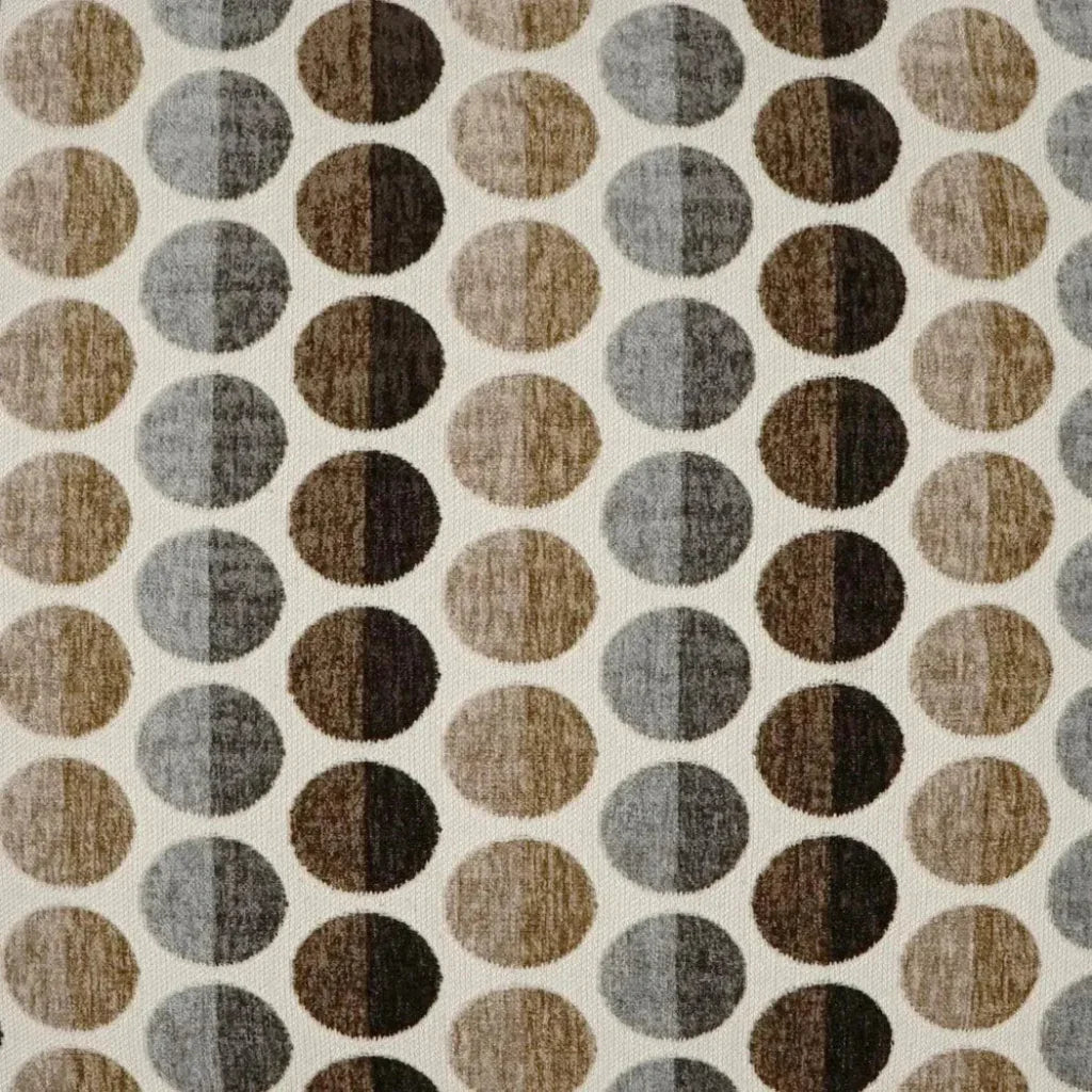 Circus Cafe© Dots Brown Taupe Large Throw Pillow Insert - LOOMLAN - D.V. Kap - Throw Pillows