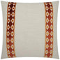 Cirque Apricot Band Orange Copper Large Throw Pillow - LOOMLAN - D.V. Kap - Throw Pillows