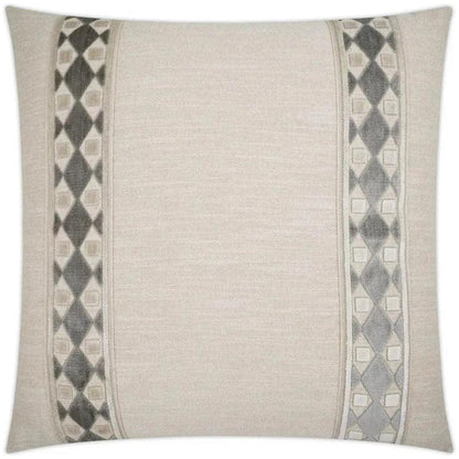 Cirque Band Grey Large Throw Pillow Insert - LOOMLAN - D.V. Kap - Throw Pillows