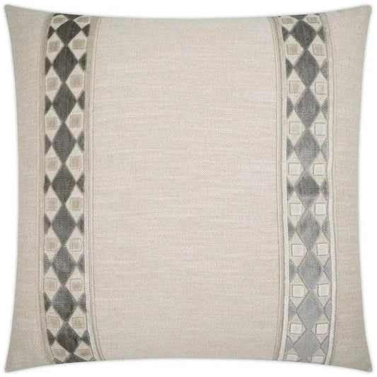 Cirque Band Grey Large Throw Pillow Insert - LOOMLAN - D.V. Kap - Throw Pillows