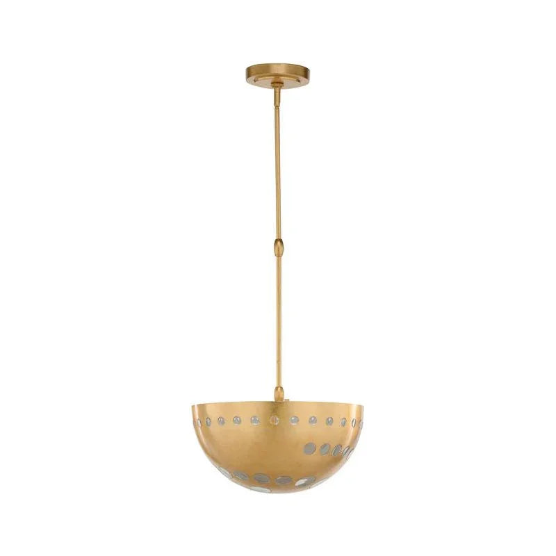 Cirque Small Gold Leaf Pendant - LOOMLAN - Chelsea House - Pendants