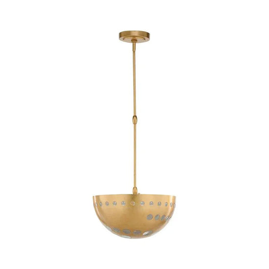 Cirque Small Gold Leaf Pendant - LOOMLAN - Chelsea House - Pendants