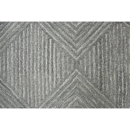 Cito Geometric Gray Large Area Rugs For Living Room - LOOMLAN - LOOMLAN - Area Rugs