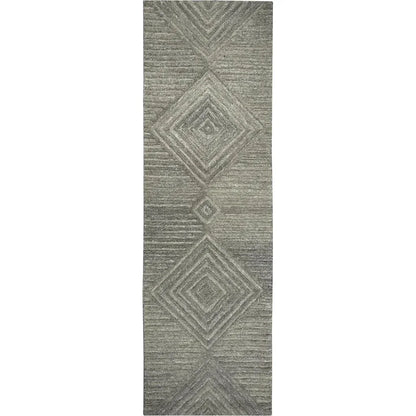 Cito Geometric Gray Large Area Rugs For Living Room - LOOMLAN - LOOMLAN - Area Rugs
