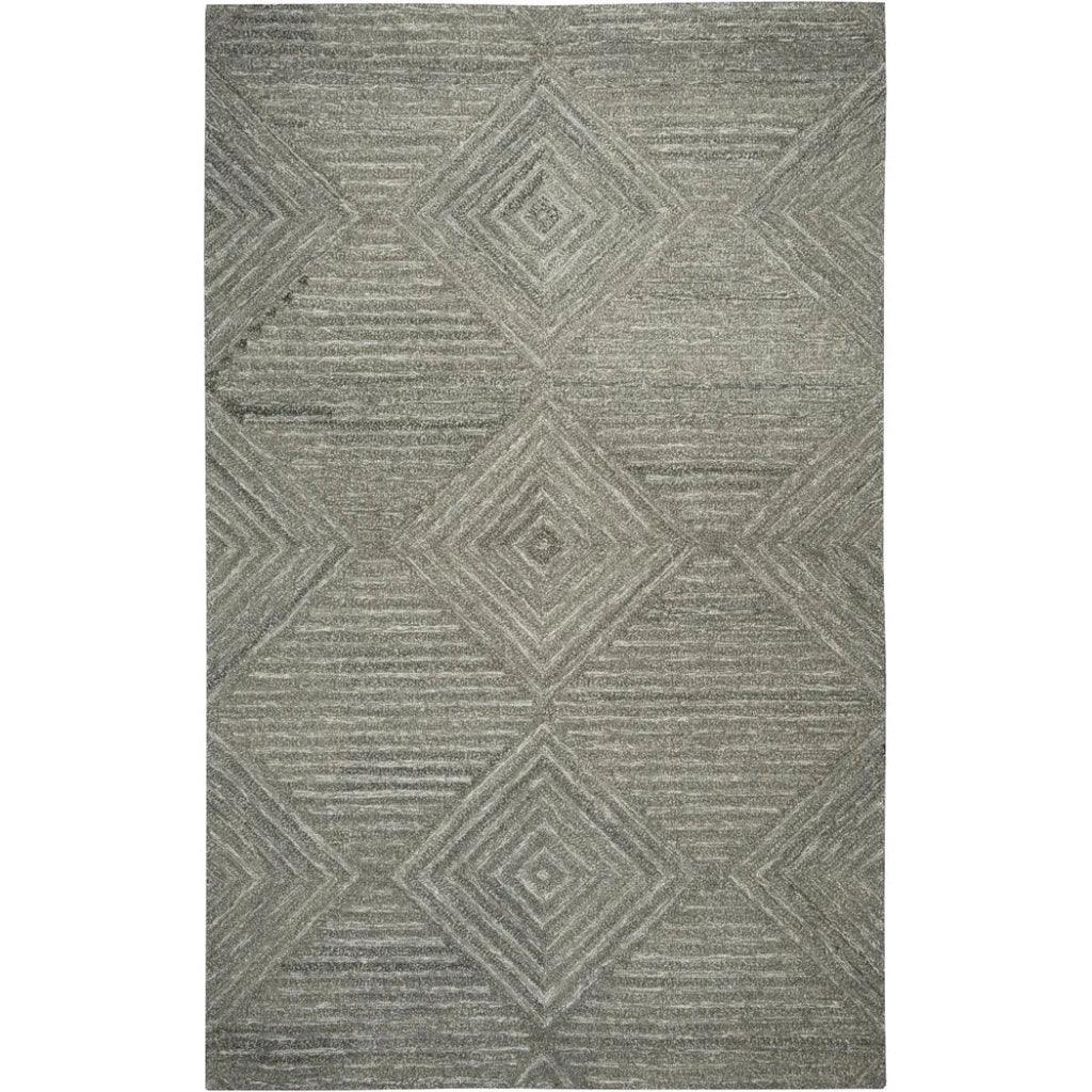 Cito Geometric Gray Large Area Rugs For Living Room - LOOMLAN - LOOMLAN - Area Rugs